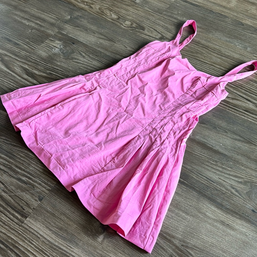 ✨WORN ONCE✨ Zara Pink Pleated Skater Dress
